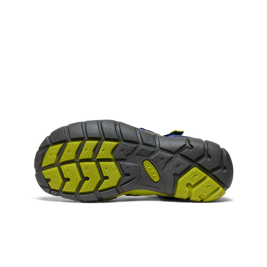 Big Kids' Seacamp II CNX Water Shoes | Navy Blue & Chartreuse | Lightweight Quick-Dry for Beach, Pool & Water Sports