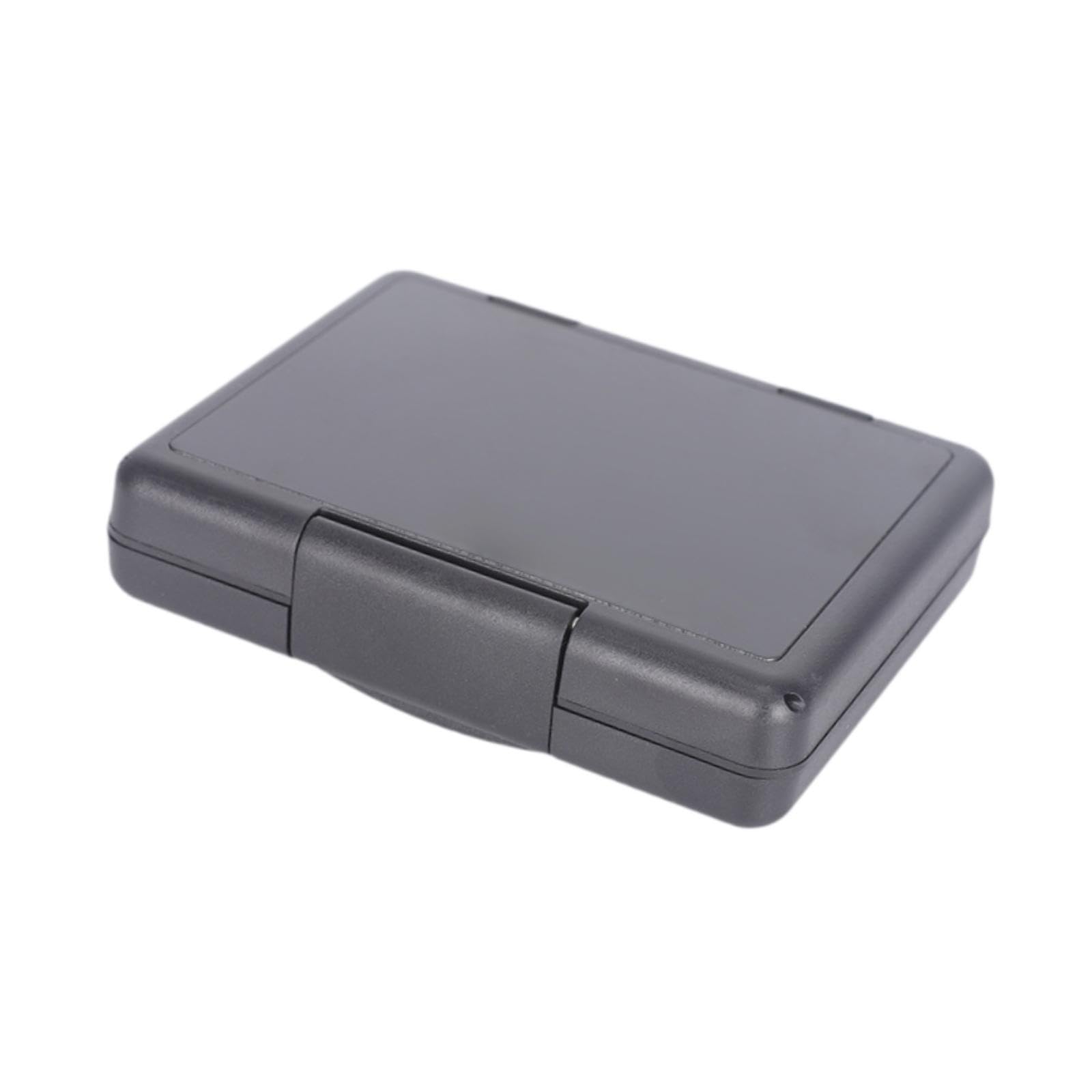 Durable Multi-Slot Memory Card Holder - Portable Dustproof Protective Organizer for SD, Micro SD, CF Cards - Perfect for Photographers, Travelers & Tech Enthusiasts (Black)