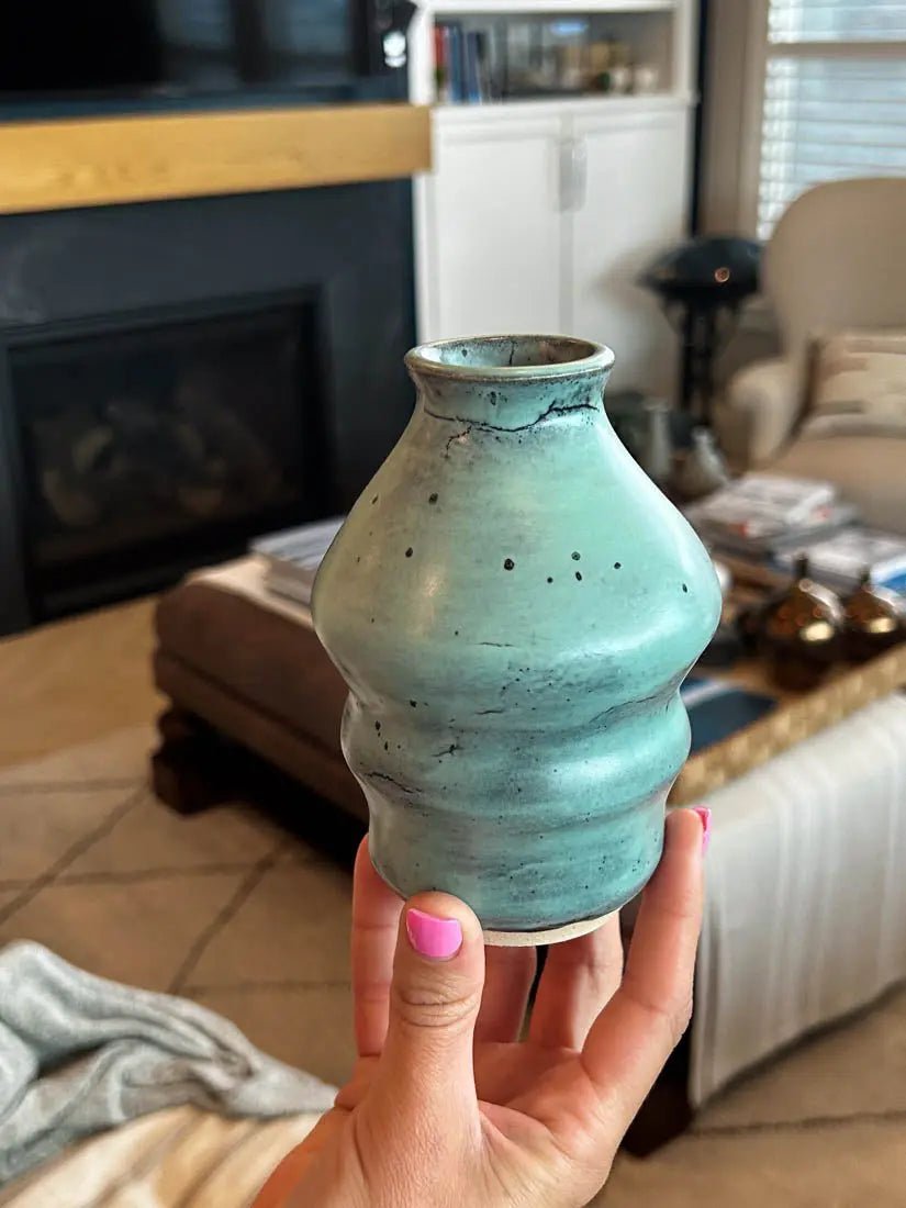 Handmade Stoneware Pot #117 of 162 - Premium Ceramic Planter for Indoor Plants, Succulents & Home Decor | Perfect for Kitchen Herbs, Office Desk & Gift Ideas