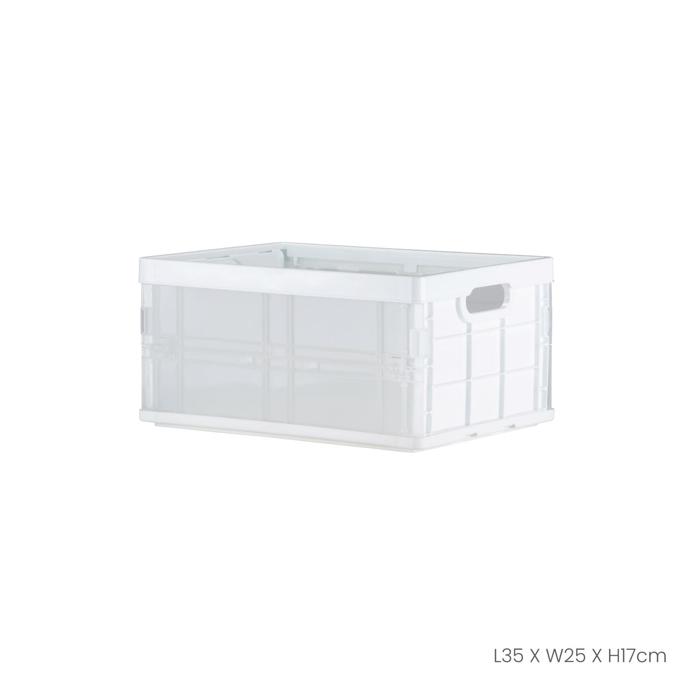 Collapsible Storage Container Small (066) - Foldable Space-Saving Organizer for Home, Office, and Travel