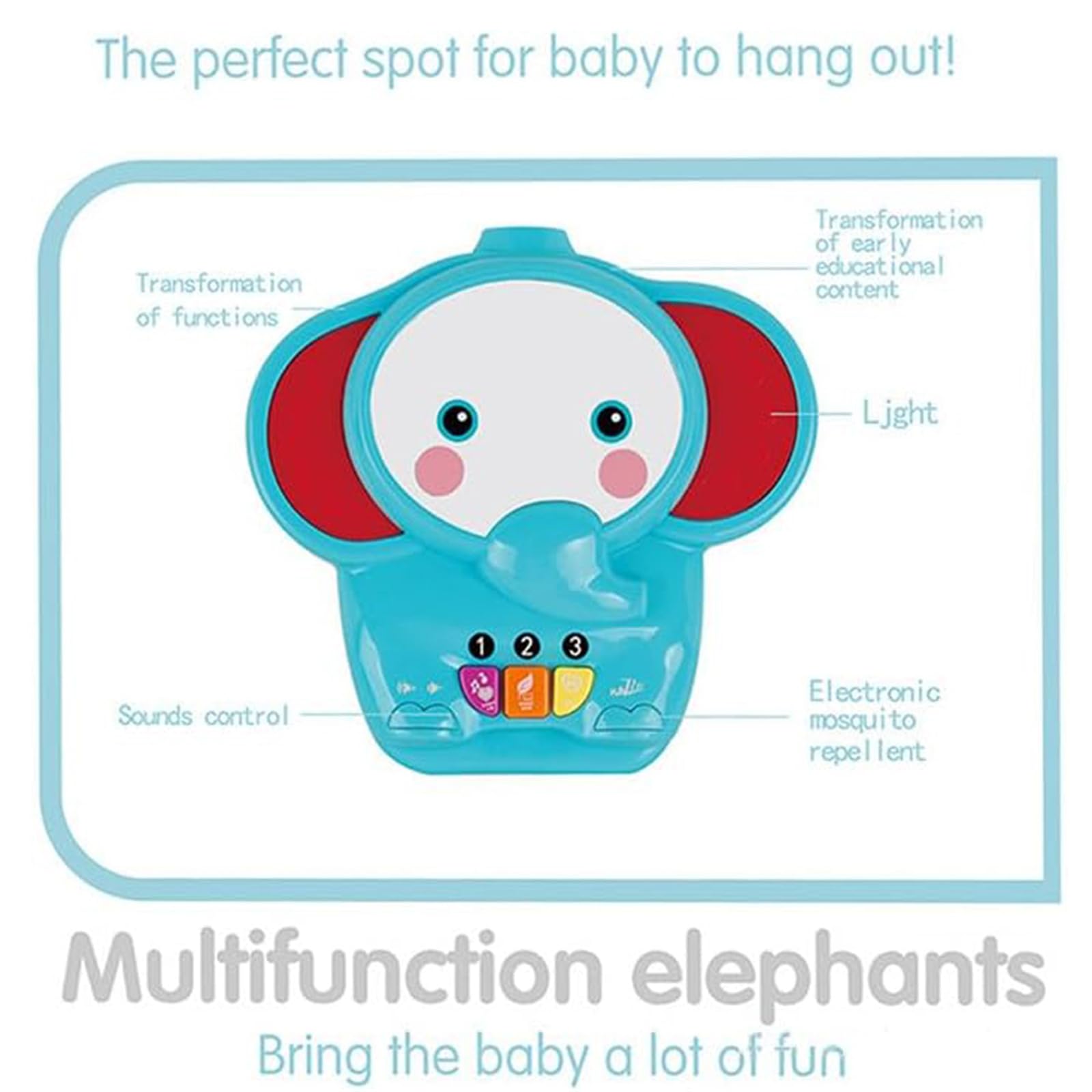 Portable Baby Swing Rocker with Music & Canopy - Foldable Infant Bassinet Crib with Mattress for Newborns - Indoor & Outdoor Use - Perfect for Nursery, Travel, and Playtime