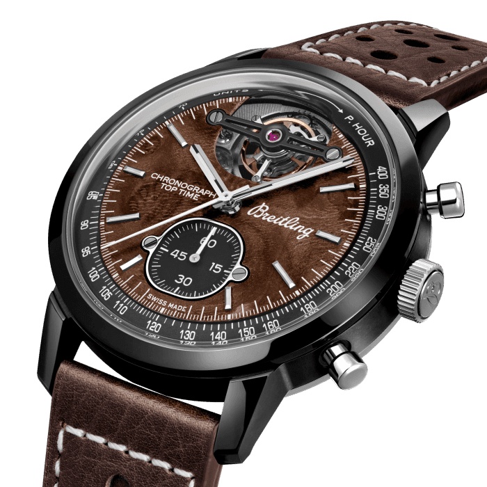 Breitling Top Time B21 Chevrolet Corvette Chronograph Tourbillon Ceramic & Titanium Men's Luxury Watch | Stylish Sports & Racing Inspired Timepiece for Business, Formal & Casual Wear