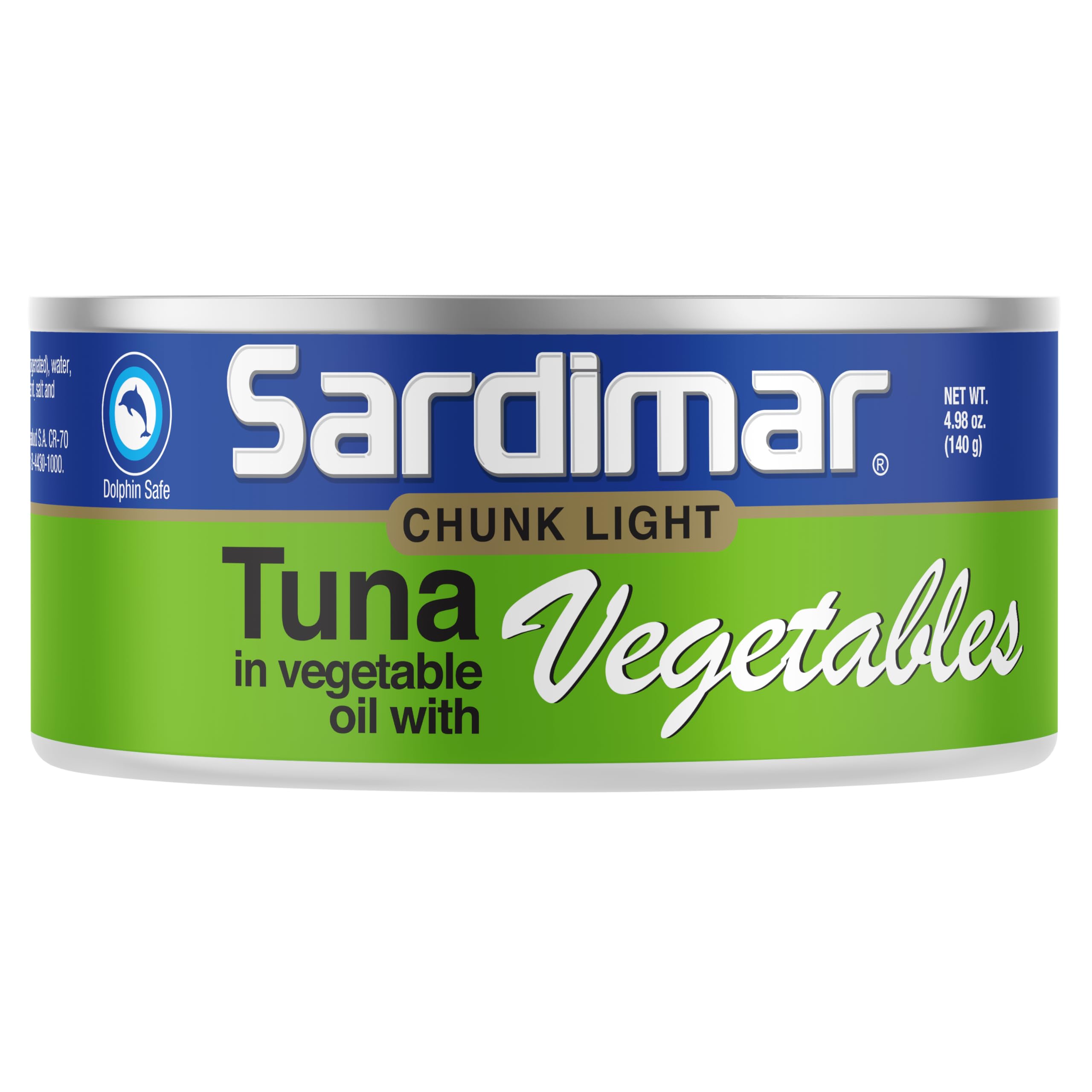 Premium Sardimar Chunk Light Tuna with Mixed Vegetables - Pack of 12 Cans | High Protein, Low Fat, Keto & Paleo Friendly | Perfect for Salads, Sandwiches & Quick Meals