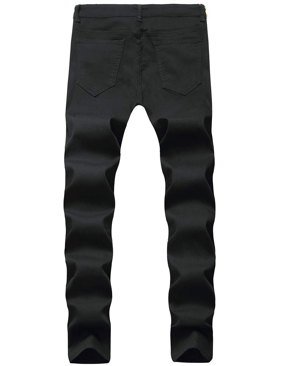Enrica Men's Slim Fit Ripped Skinny Jeans - Stretch Denim Pants for Casual Wear & Night Out | Comfortable & Stylish