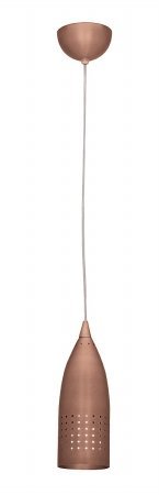 Tomahawk 1 Light Steel Pendant Light Fixture - Bronze Finish Industrial Style Hanging Light for Kitchen Island, Dining Room, or Bar Counter