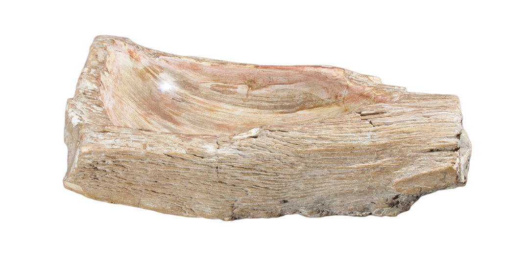 Natural Petrified Wood Sink - 20-25 Inch Bathroom Vanity - Unique Stone Basin for Rustic & Modern Home Decor - Perfect for Bathroom, Kitchen, or Outdoor Living Spaces