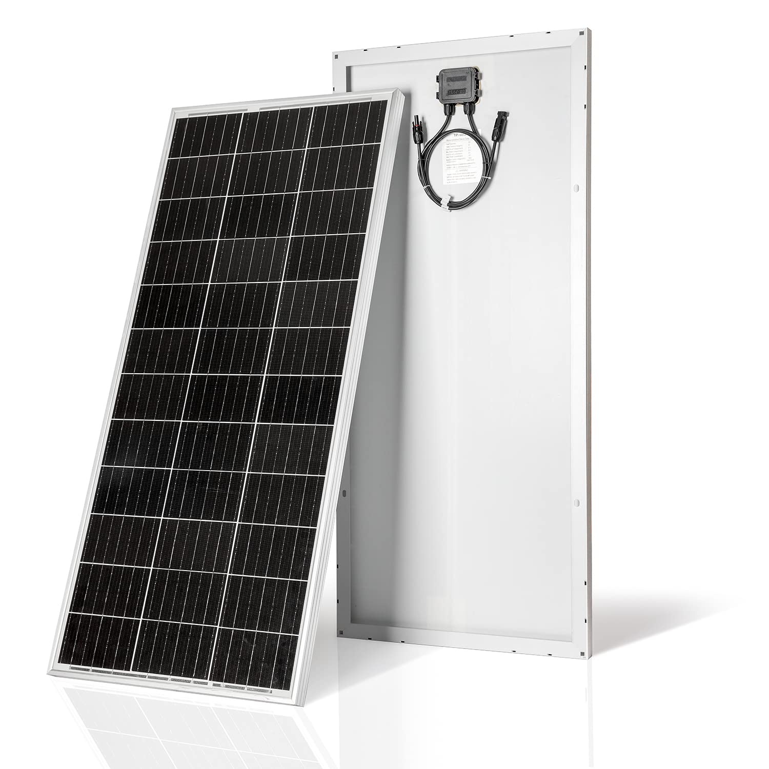 100W Solar Panel by Topsolar - 12V Monocrystalline Solar Panel for Off-Grid Homes, RV, Boat & Camping | High Efficiency Portable Solar Power for Outdoor Adventures & Emergency Backup
