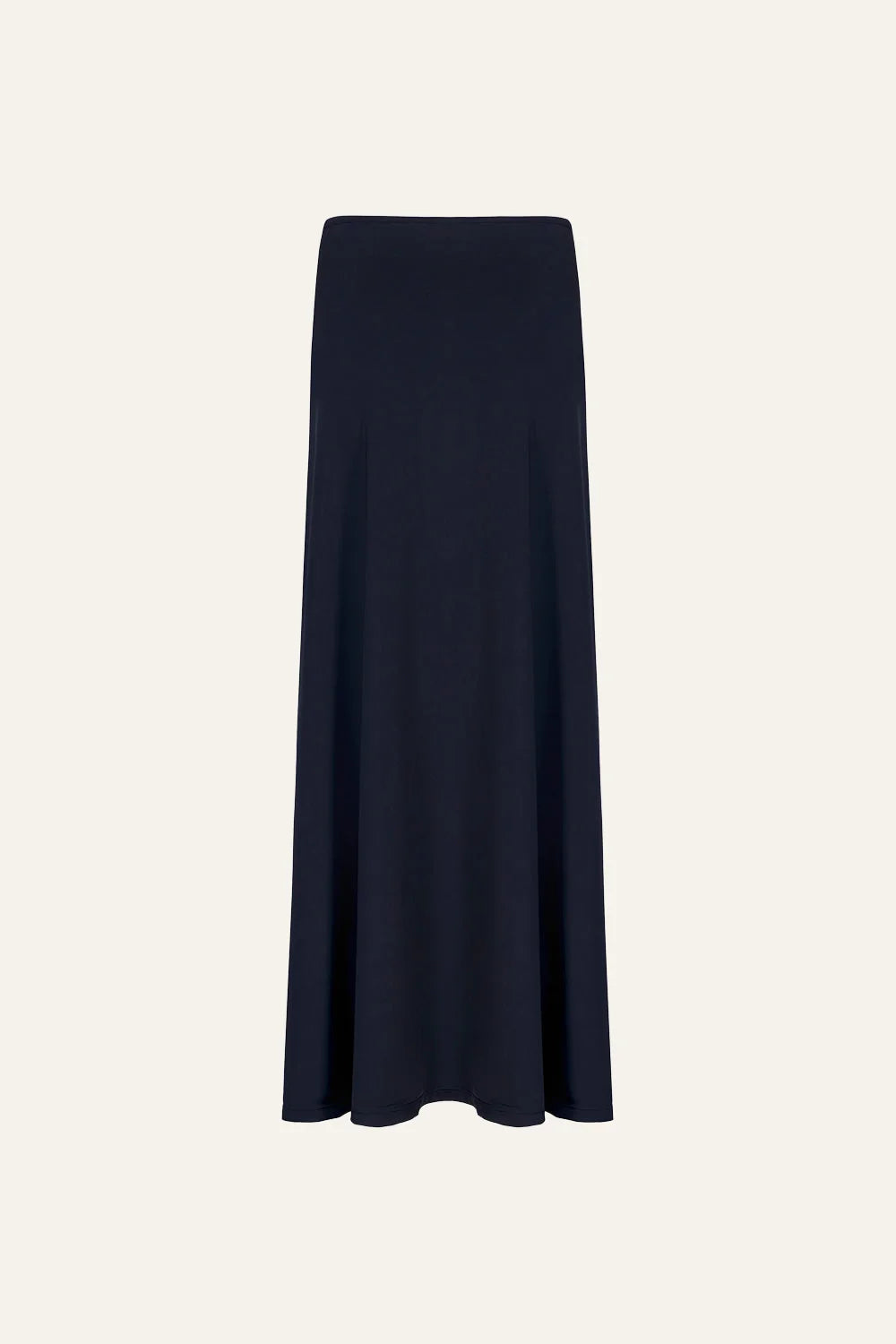 Humisha Women's Navy Blue Skirt - A-Line Flowy Midi Skirt for Casual & Office Wear | Perfect for Summer Outfits & Work Attire