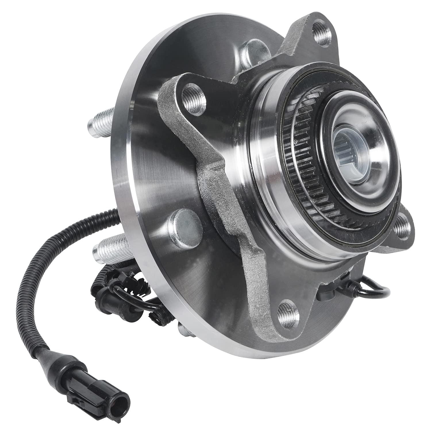 Detroit Axle 4WD Front Wheel Bearing Hub Assembly for 2009-2010 Ford F-150 (6-Lug) - Replacement for OEM Part - Perfect for Off-Roading, Towing & Daily Driving