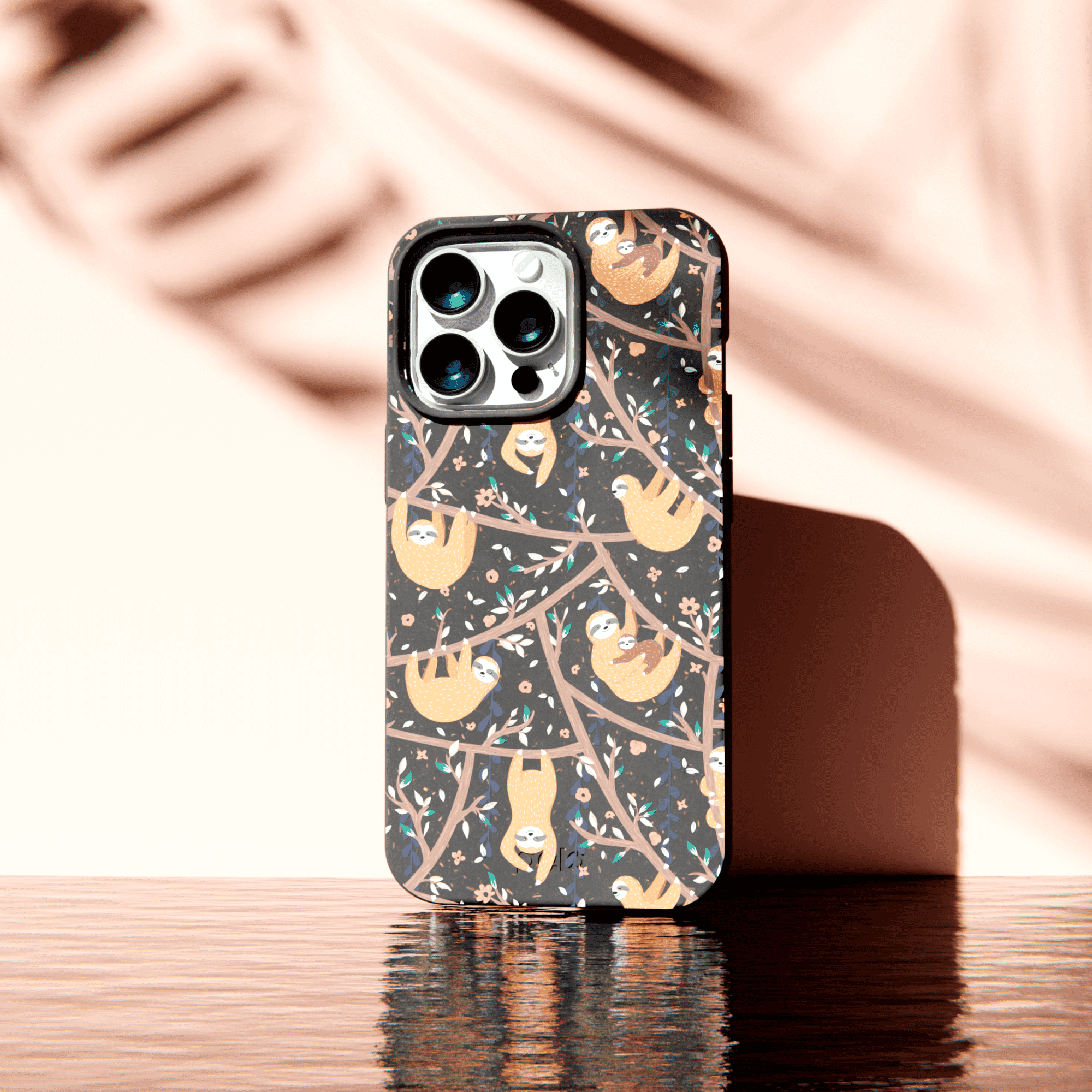 Premium Black Jungle Sloths Design Google Pixel 6a Case - Slim Protective Phone Cover with Scratch Resistance - Perfect for Outdoor Adventures, Travel & Daily Use