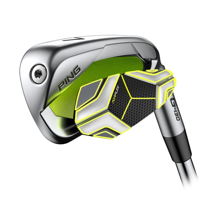 Ping G430 Right Hand Golf Irons Set with Graphite Shafts - Regular Flex (6 Iron + Wedge 45°) - Perfect for Mid-Handicap Golfers on Course Play & Driving Range Practice