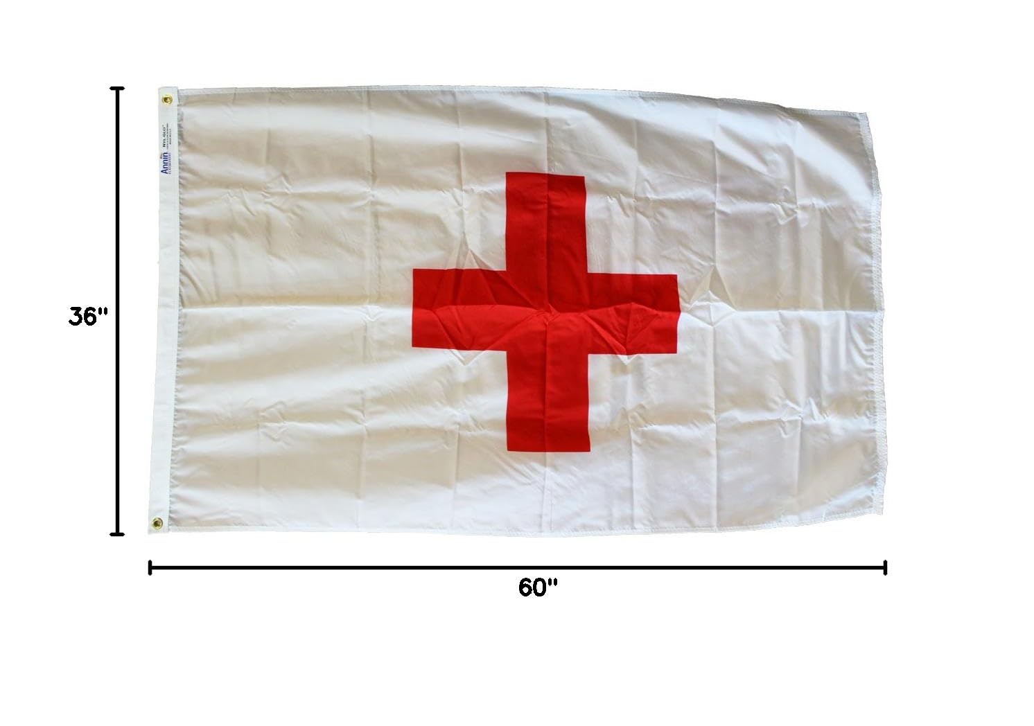 American Red Cross 3' x 5' Nylon Flag - Durable Outdoor & Indoor Display for Homes, Schools, and Events
