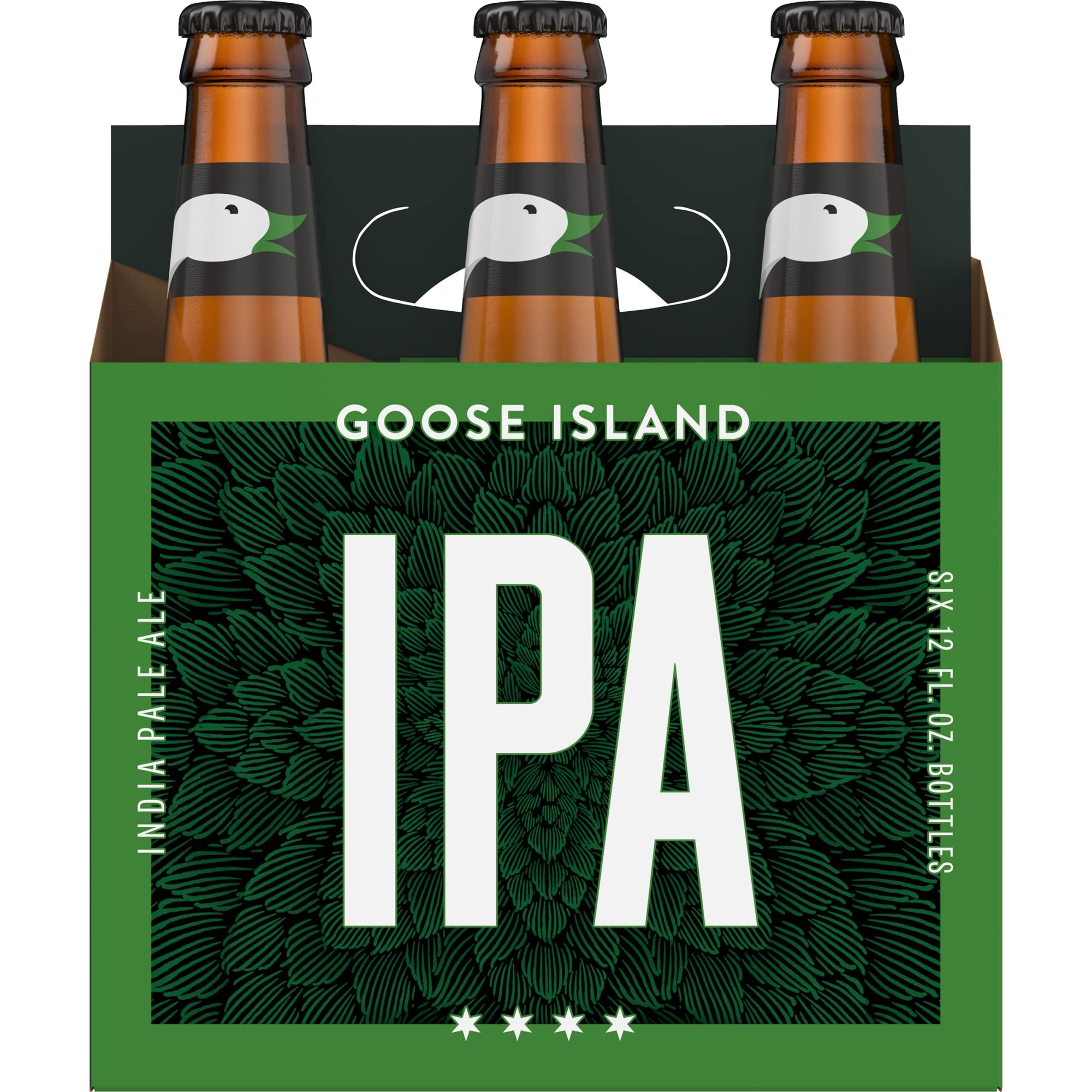 Goose Island IPA Craft Beer - India Pale Ale 6 Pack (12 FL OZ Bottles) | Premium American Brew for Parties, BBQs & Beer Lovers