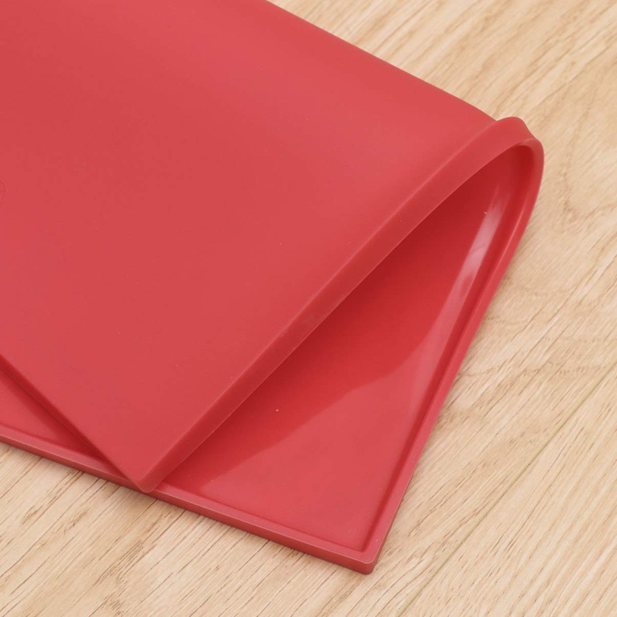 iplusmile Silicone Pet Feeding Mat - Non-Slip Dog & Cat Food Bowl Placemat for Mess-Free Meals - Perfect for Indoor/Outdoor Use, Travel, and Easy Cleaning