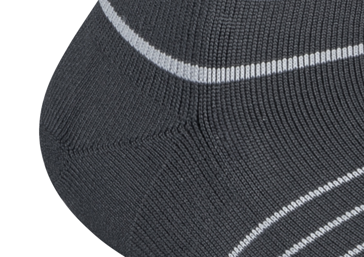 18-25 mmHg Mid Calf Compression Socks for Women & Men - Dark Gray for Running, Travel & Circulation Support
