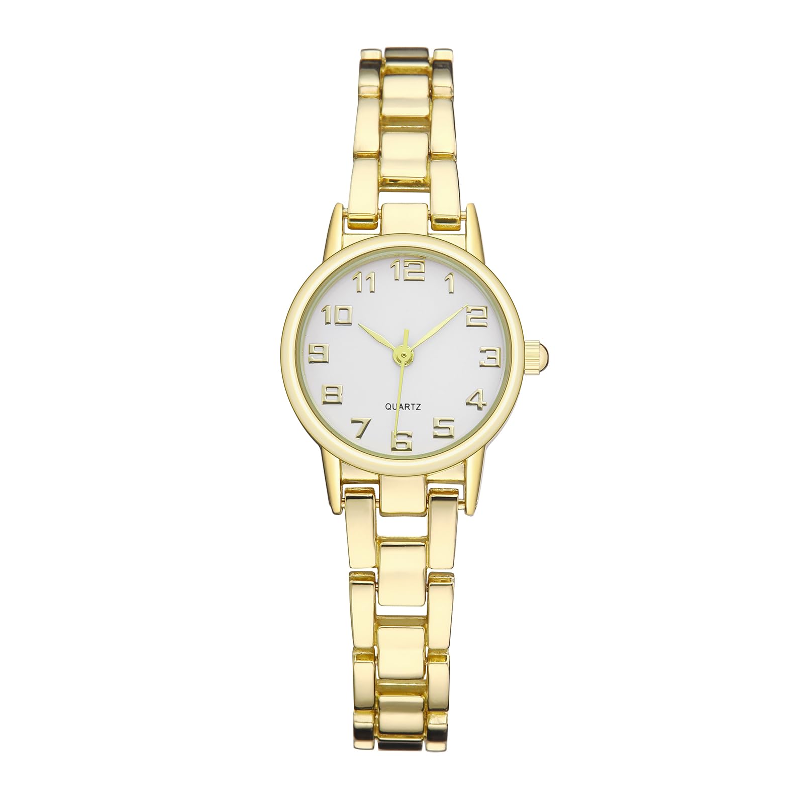 Elegant Women's Quartz Wristwatch - Waterproof Ladies Bracelet Watch with Stainless Steel Band - Perfect for Office, Party & Everyday Wear