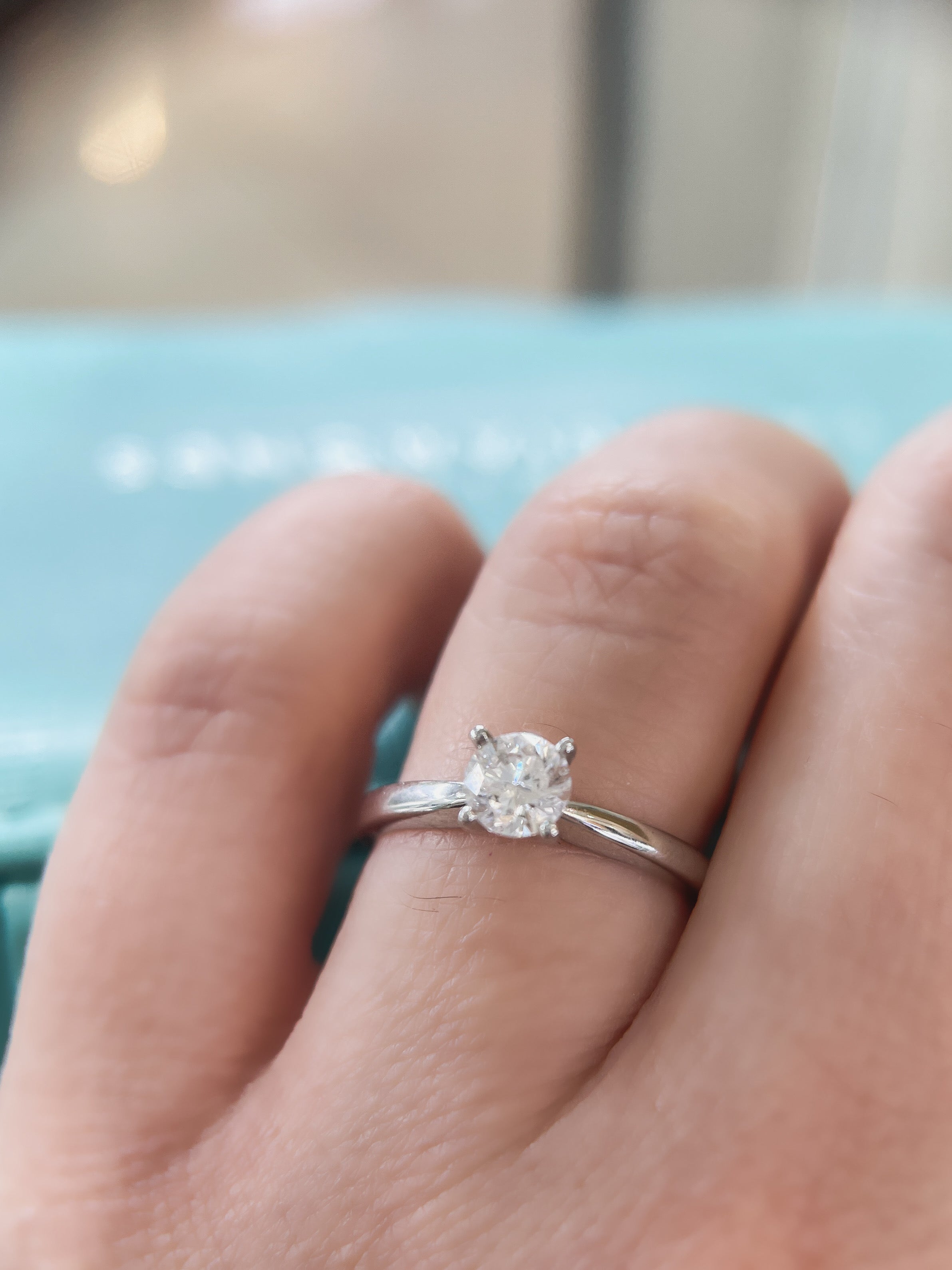 0.51ct Round Canadian Diamond Solitaire Engagement Ring in 14k White Gold - Perfect for Proposals, Anniversaries & Special Occasions