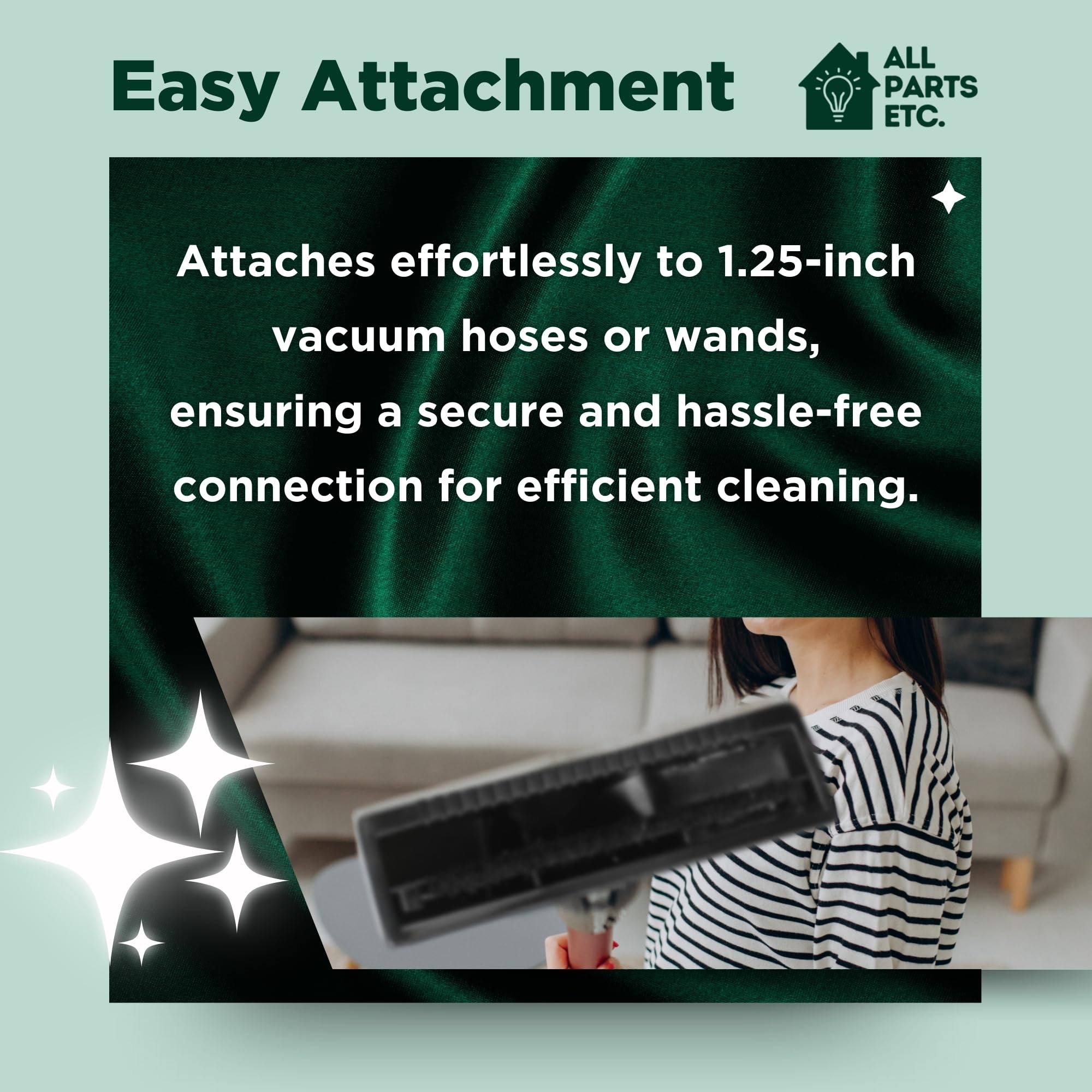 Universal Upholstery Vacuum Attachment - 1.25