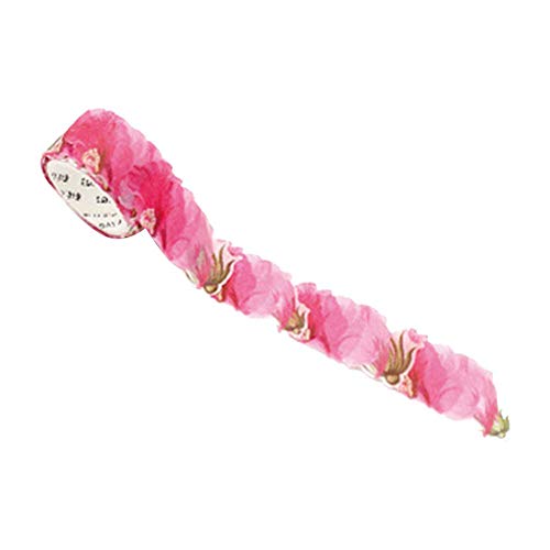 U-K Floral Washi Tape Set - DIY Decorative Craft Tape for Scrapbooking, Journaling & Gift Wrapping - Peony Design, Durable & Reusable - Perfect for Home Decor, School Projects & Party Favors