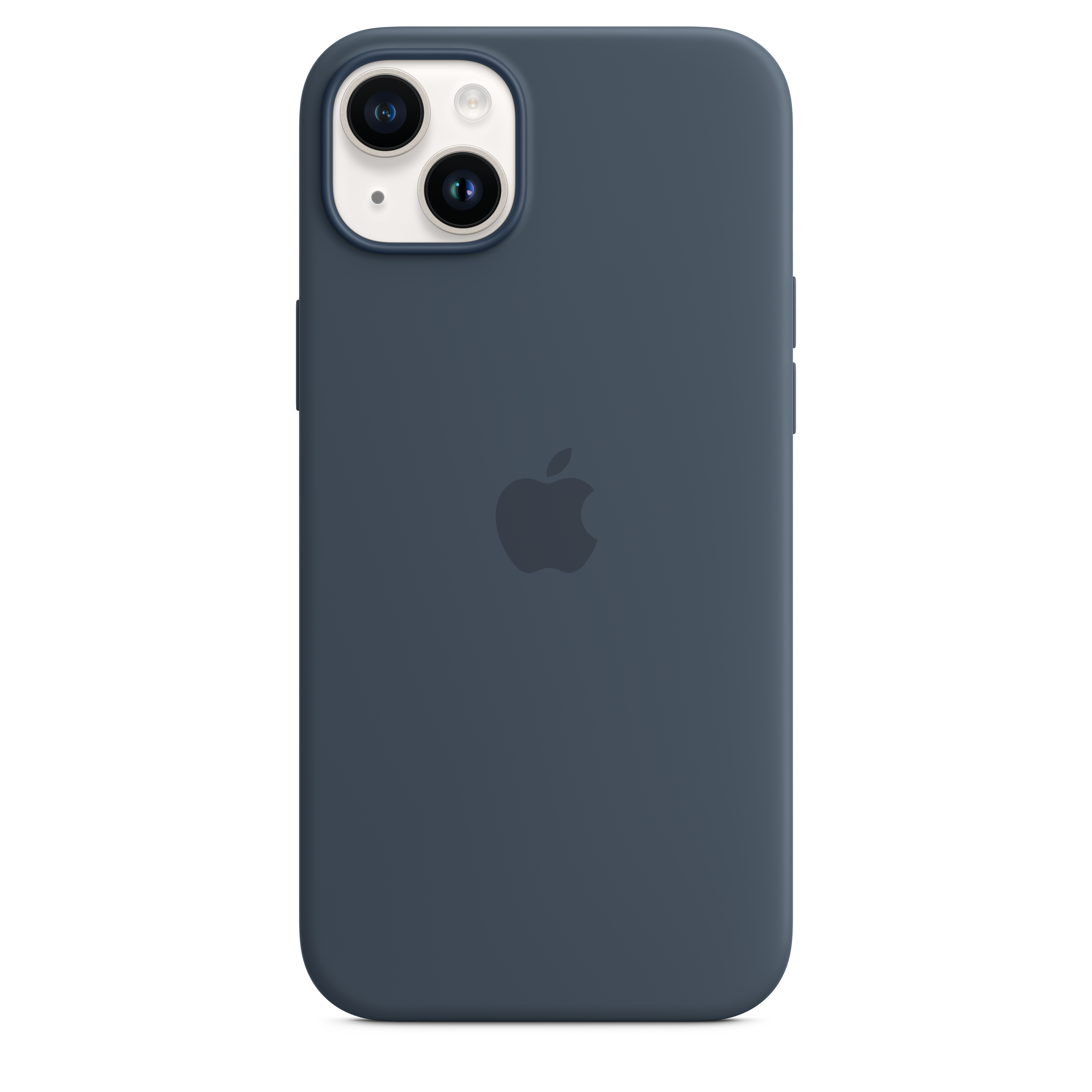 Premium MagSafe Silicone Case for iPhone 14 Plus - Storm Blue | Slim Protective Cover with Magnetic Alignment | Perfect for Work, Travel & Everyday Use