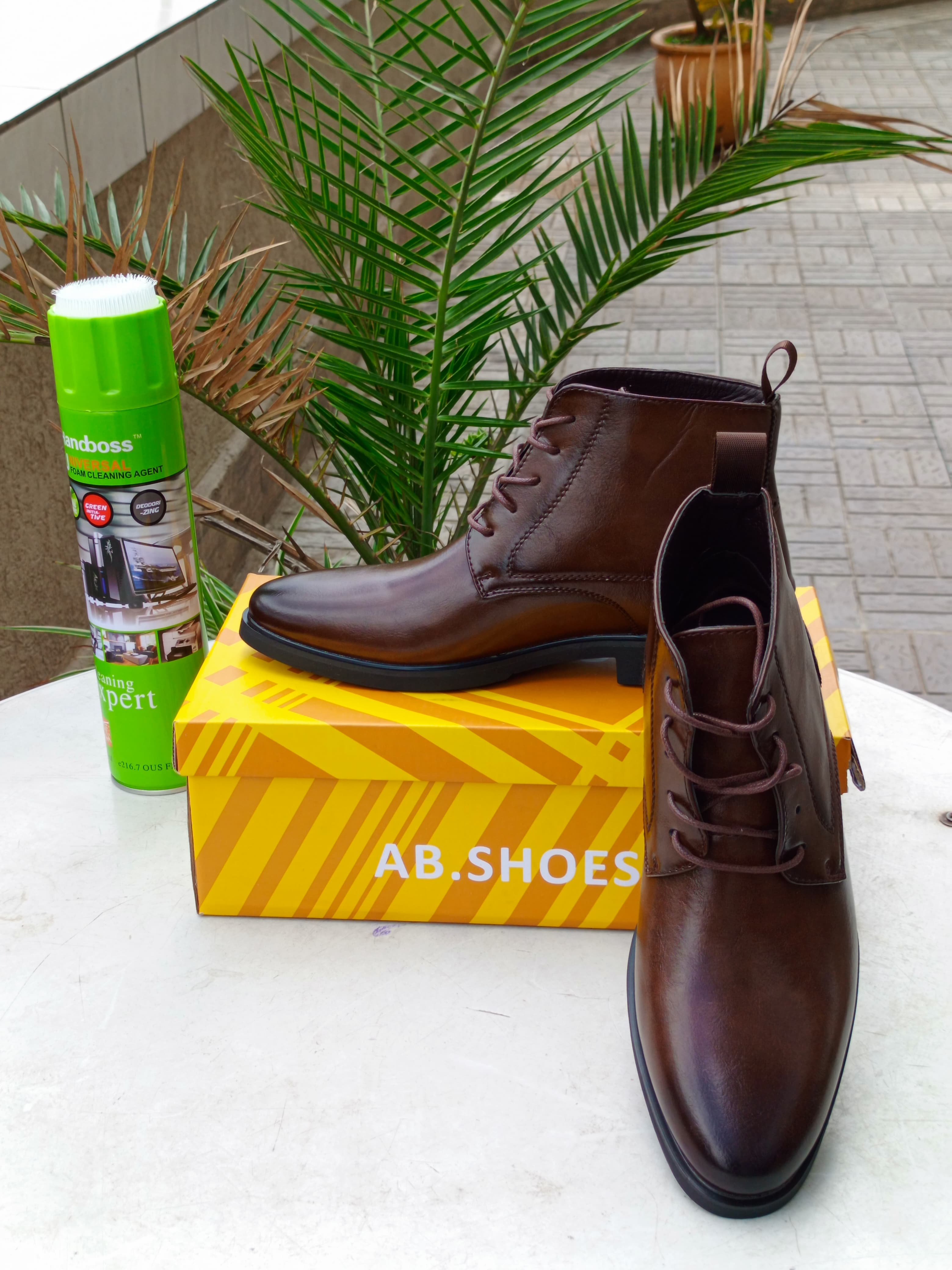 Men's Classic Leather Chukka Boots - Comfortable Casual & Dress Ankle Boots for Men - Perfect for Office, Dating & Outdoor Activities