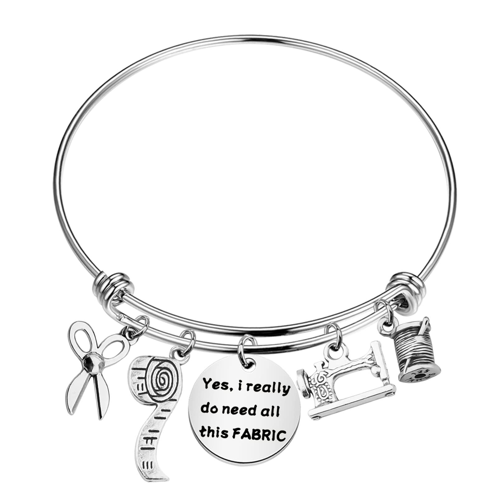 TIIMG Handmade Sewing Bracelet - Unique Quilting Gifts for Quilters & Seamstress - Perfect Sewing Machine Accessories Gift - Ideal for Crafters, DIY Enthusiasts & Sewing Lovers