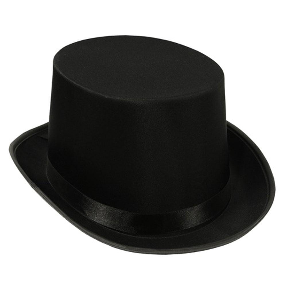 Stylish Black Felt Top Hat for Men & Women - Classic Formal Hat for Weddings, Cosplay, Steampunk & Vintage Outfits