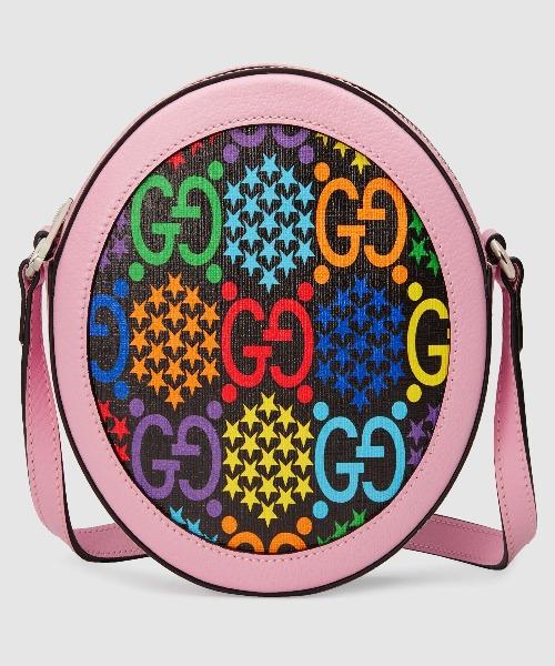 Gucci GG Psychedelic Round Shoulder Bag in Pink - Luxury Designer Handbag for Women | Perfect for Parties, Dates & Everyday Use