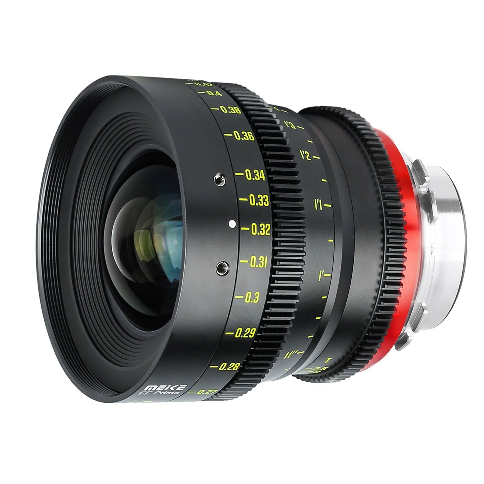 Meike 16mm T2.5 Full Frame Cinema Prime Lens for PL Mount - Wide Angle Cine Lens for Sony, RED, Blackmagic - Perfect for Filmmaking, Vlogging & Low Light Shooting