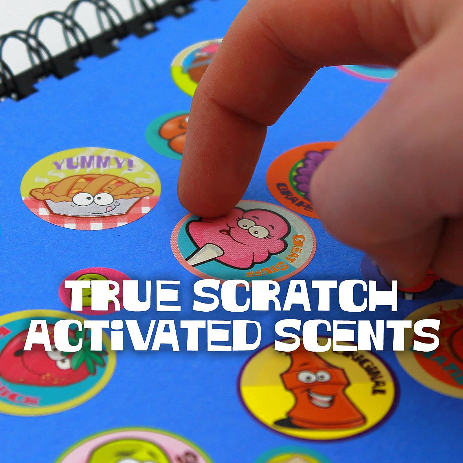 Dr. Stinky's Scratch N Sniff Stickers 45-Pack - 1215 Fun Scented Stickers for Kids, Classroom Rewards & Party Favors | Delightful Aromas for Gags, Gifts & Prank Fun