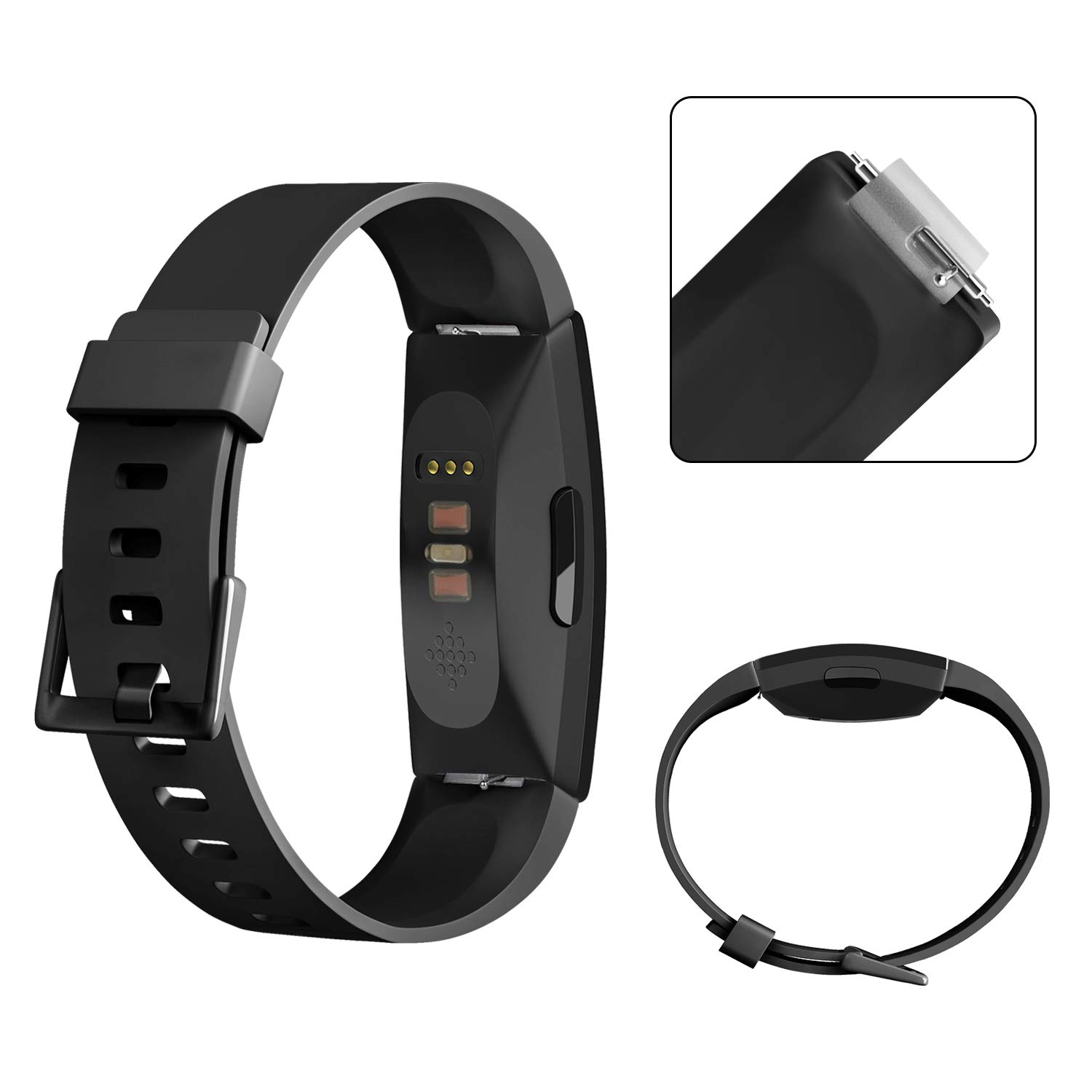 Amzpas Inspire HR Strap - Waterproof Sport Band for Fitness & Workouts