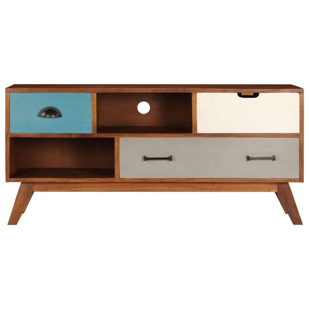 Modern TV Stand with 3 Drawers - 43.3