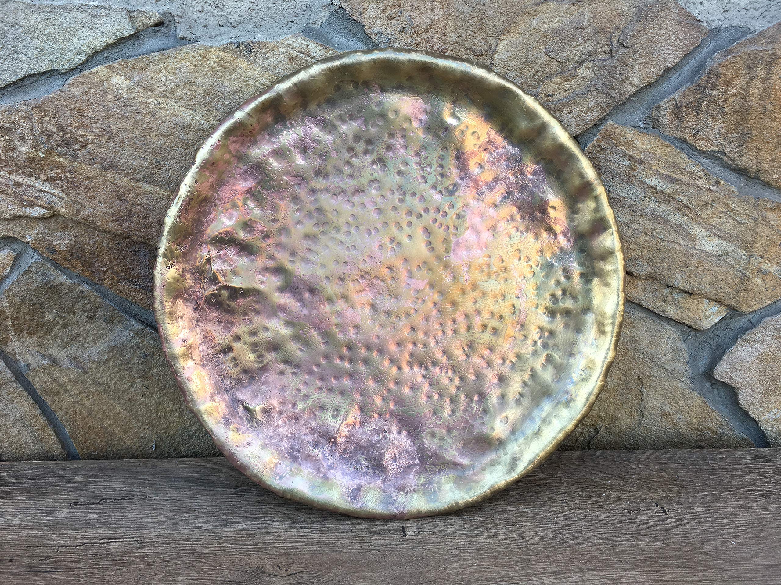 Bronze Tray & Bowl Set - Elegant Gift for Men & Anniversary - Home Decor & Dining
