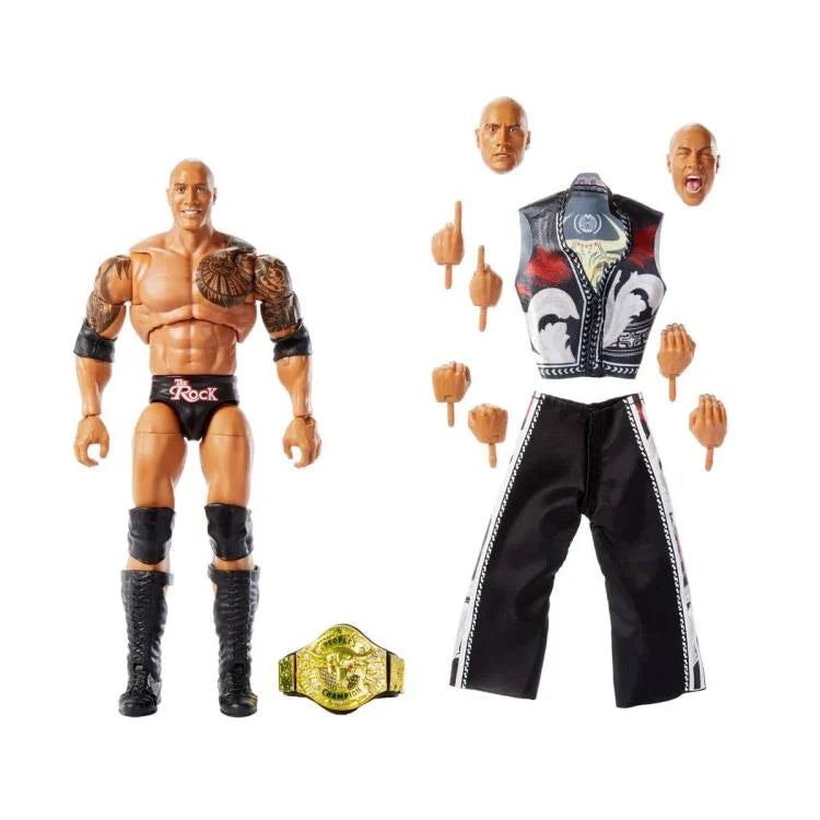 The Rock WWE Ultimate Edition 25 Action Figure - Collectible Wrestling Toy for Fans & Kids - Perfect for Display, Play & Gift Giving