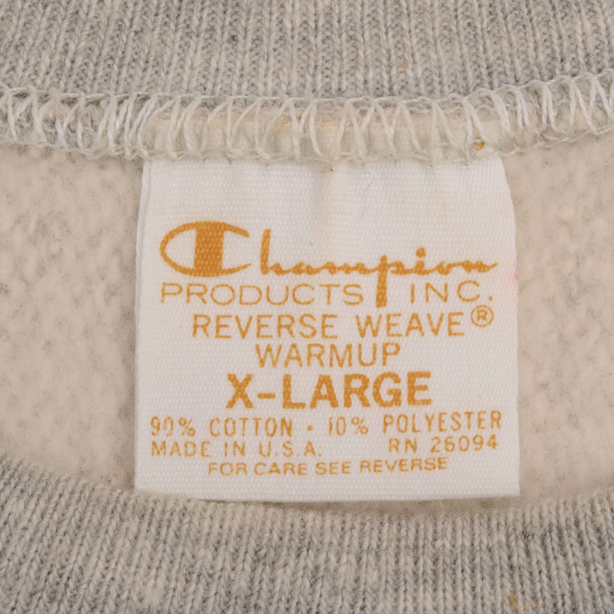 Vintage Champion P.U.H.S System Reverse Weave Sweatshirt 1970s XL Made in USA - Retro Athletic Wear for Men, Unisex Vintage Style for Casual & Streetwear Fashion