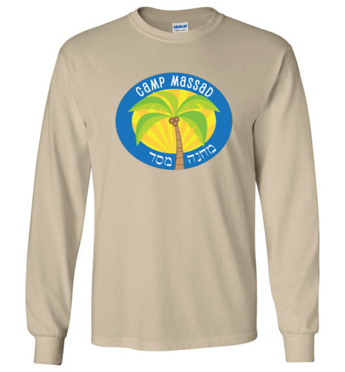 Massad Long Sleeve T-Shirt for Men - Comfortable Cotton Crewneck Casual Shirt - Perfect for Work, Travel & Everyday Wear