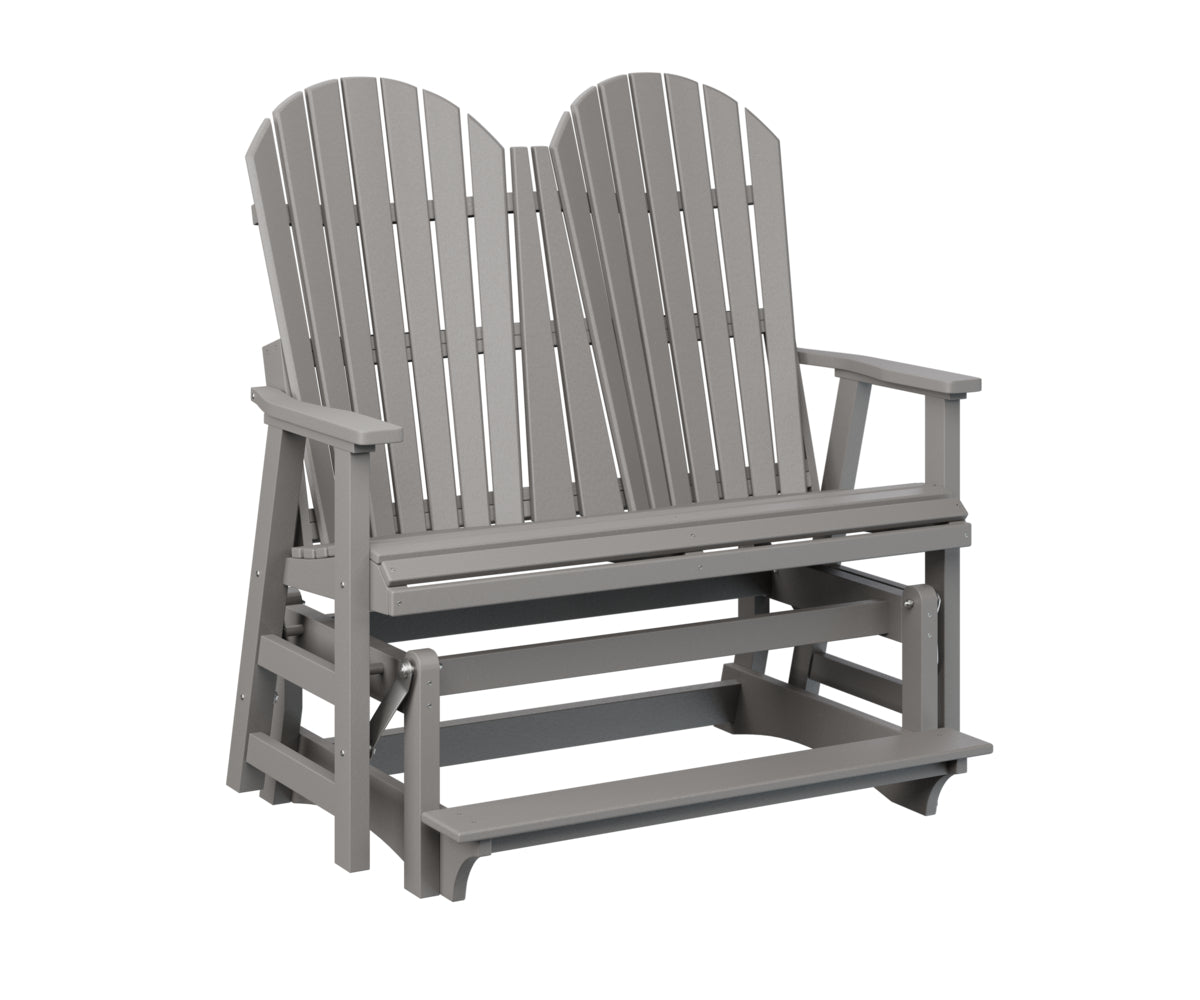 Berlin Gardens ComfoBack Double Counter Glider - Outdoor Patio Swing Bench for Porch, Garden, Deck & Backyard Relaxation