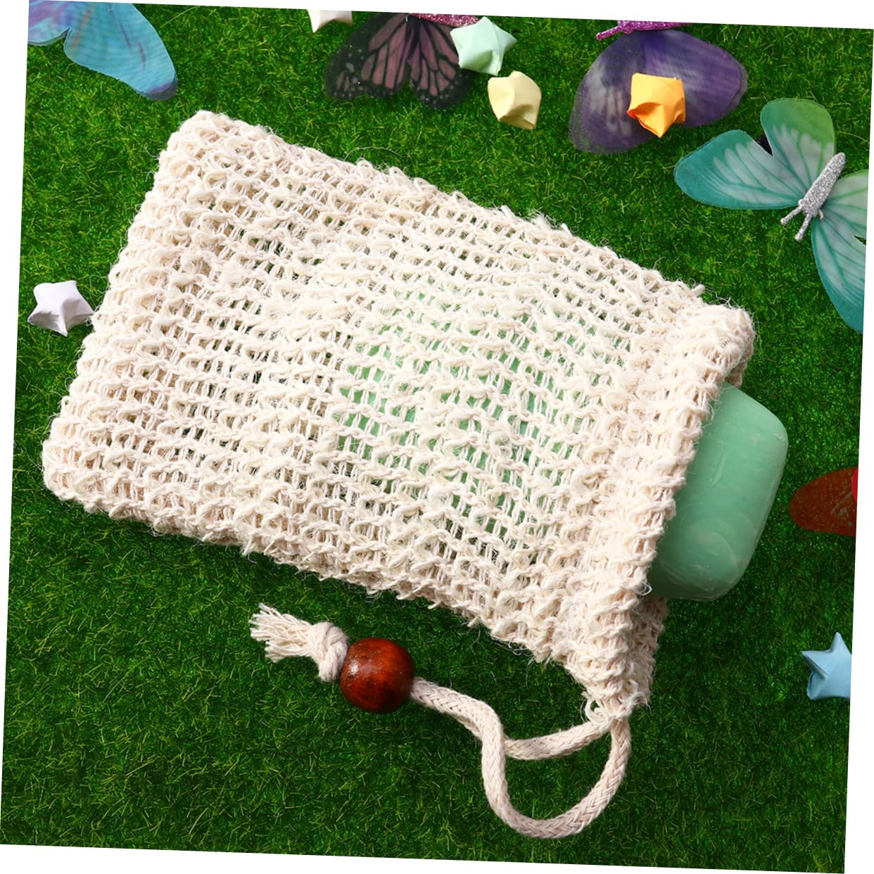 3-Pack Exfoliating Soap Saver Net for Handmade Soaps - Gentle Skin Exfoliation Tool - Perfect for Shower, Bath & Spa Use