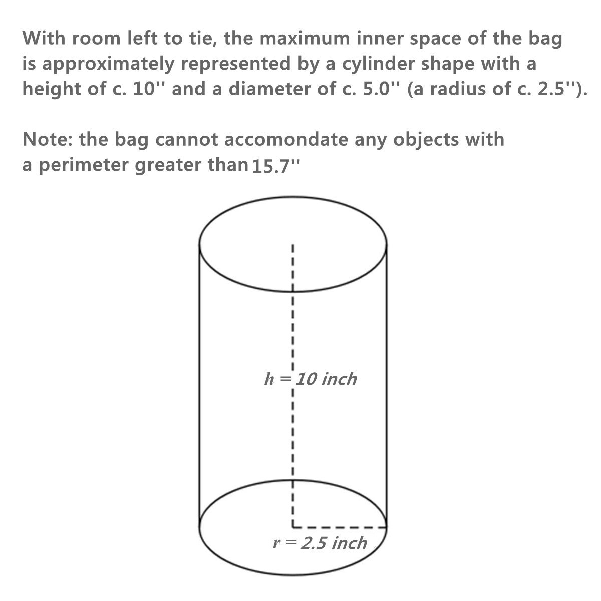 100 Clear 2.8 Mil Gusset Cello Bags with Ties - 8
