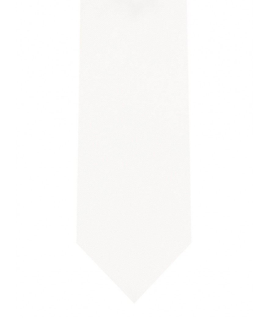 Elegant White Silk Tie and Pocket Square Set - Perfect for Weddings, Business Meetings & Formal Events