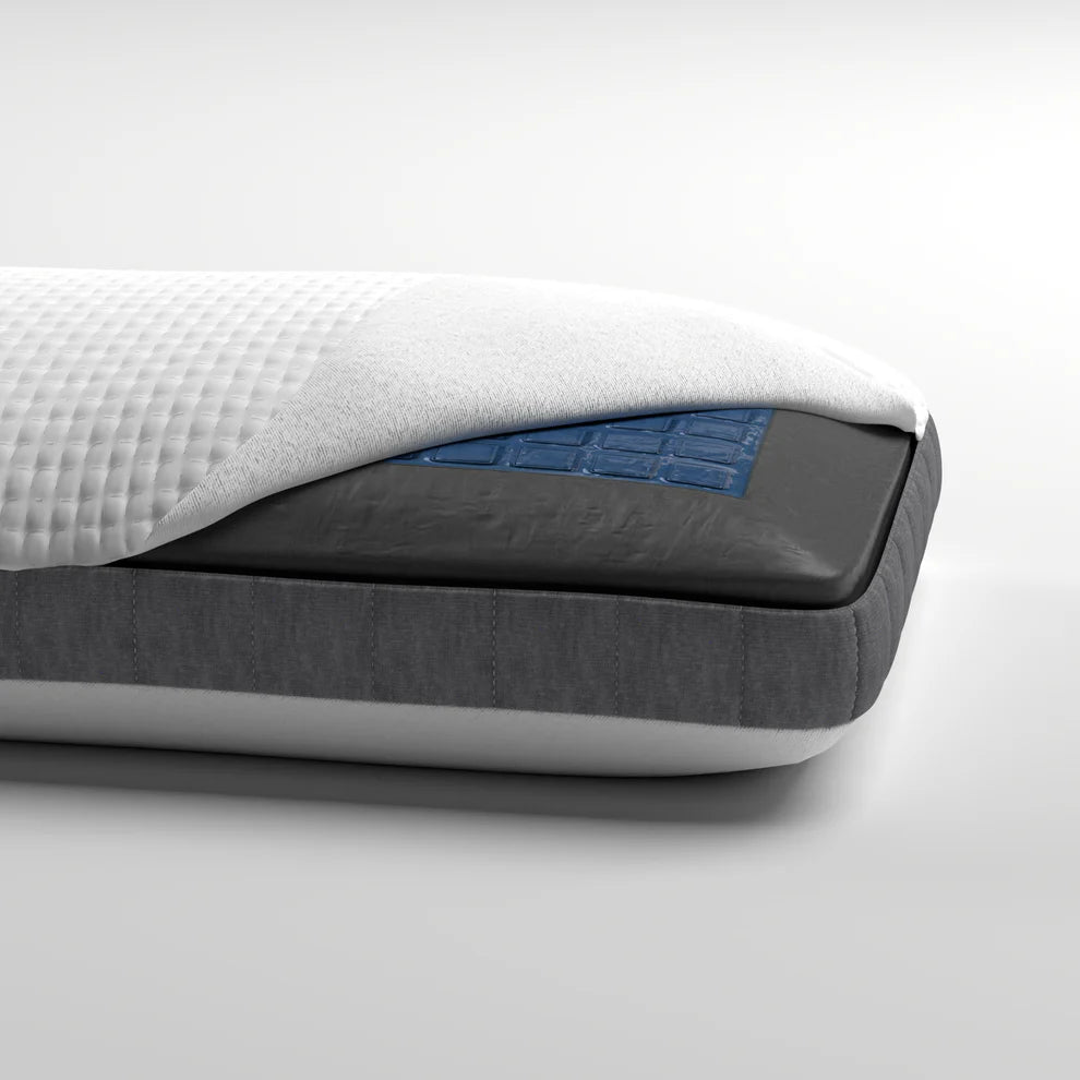 Bamboo Charcoal Cooling Gel Memory Foam Pillow with Washable Cover - Orthopedic Support for Neck Pain Relief, Breathable & Hypoallergenic for Side, Back & Stomach Sleepers - Perfect for Home, Office & Travel Use
