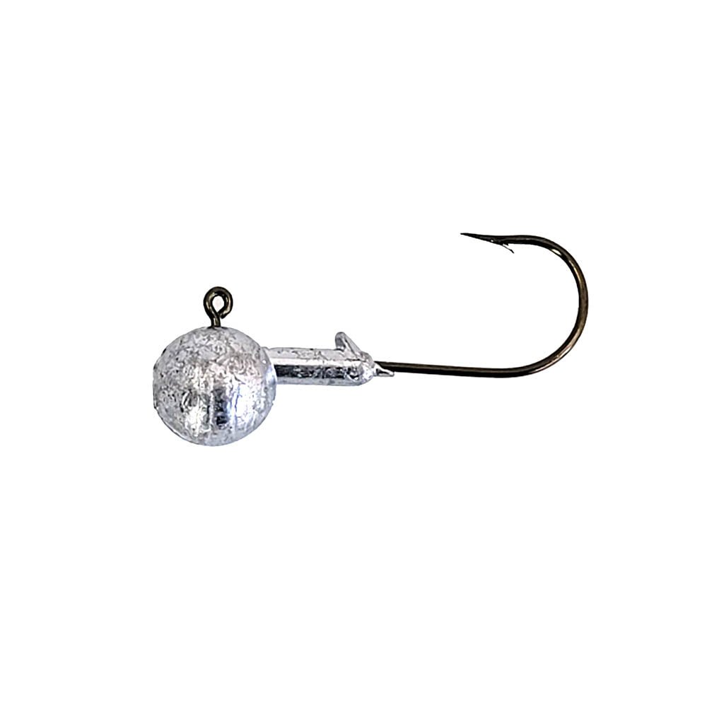 LM Round Ball Jig Heads 5 Pack - Premium Fishing Jig Heads for Bass, Walleye & Panfish - Perfect for Freshwater & Saltwater Fishing