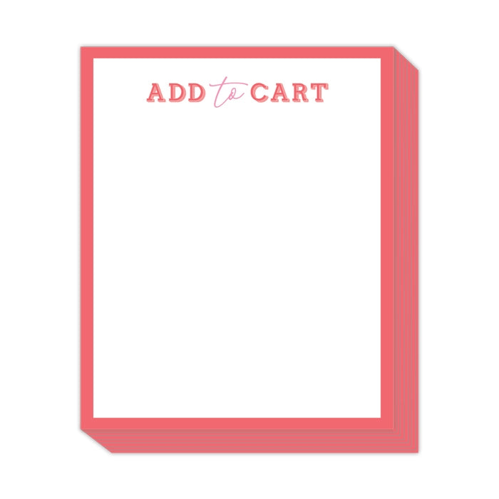 Add To Cart Stack Pad - Premium Shopping Cart Sticky Notes for Online Sellers | Perfect for E-commerce, Retail Stores & Order Fulfillment