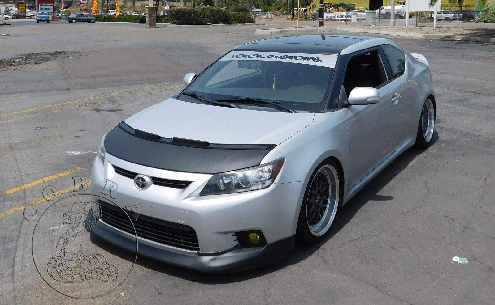Custom Fit Car Bonnet Mask Hood Bra for Scion TC 2011-2013 | UV Protection & Paint Guard | Perfect for Road Trips & Car Shows