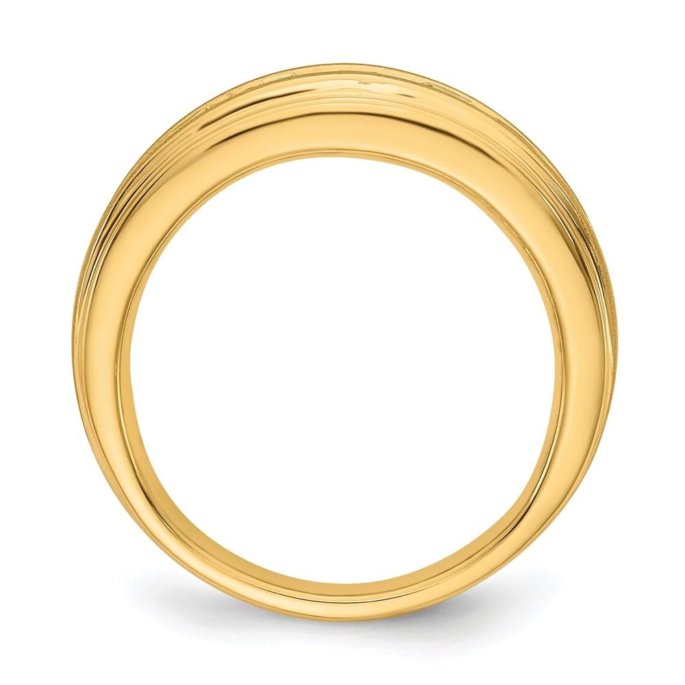 10K Yellow Gold Lab-Grown Diamond Engagement & Wedding Ring Set for Women - Sparkling Elegance for Proposals, Anniversaries & Bridal Jewelry