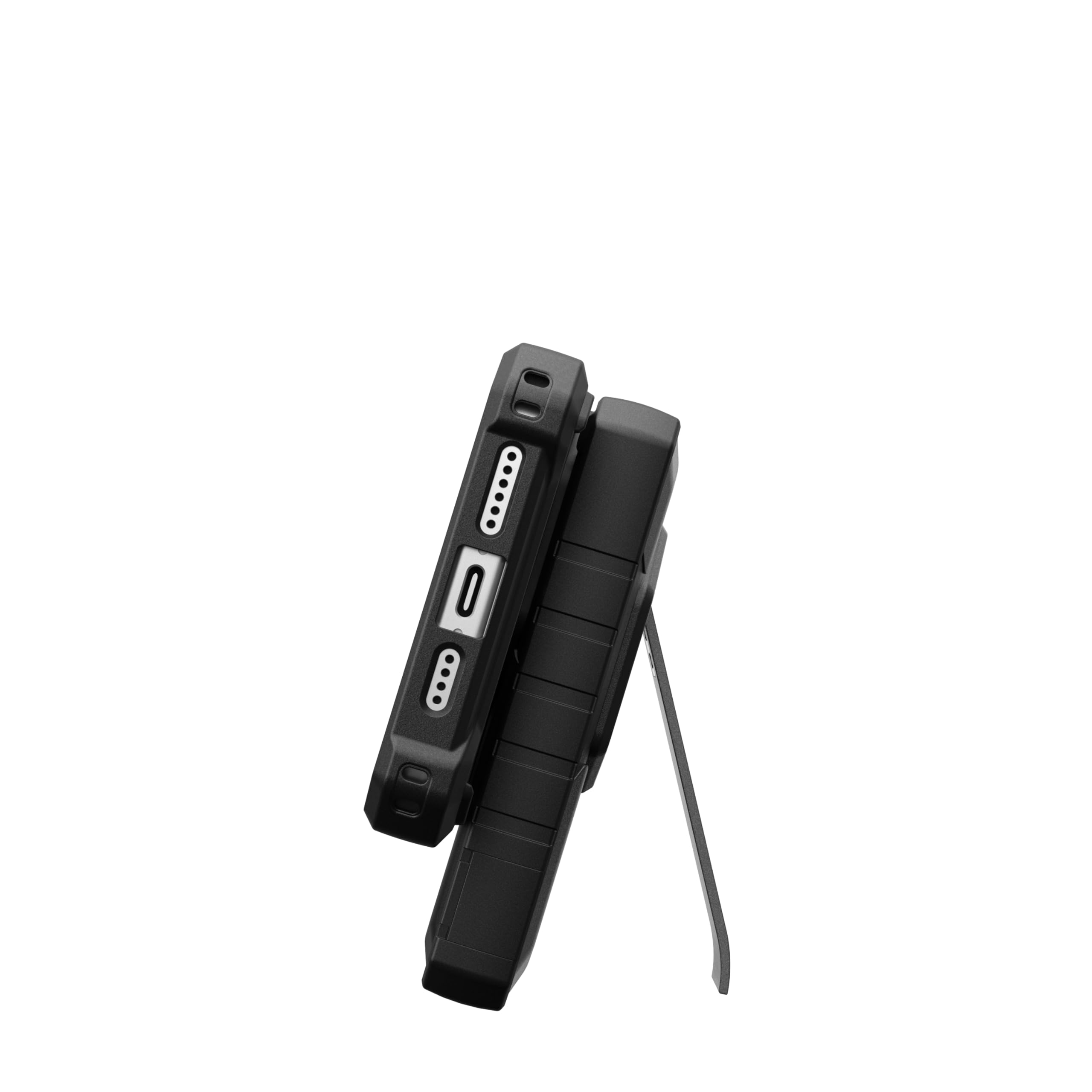 URBAN ARMOR GEAR UAG 10000mAh Magnetic Wireless Power Bank - 20W Fast Charging, 2-Port USB-C/USB, Portable Charger with Kickstand for iPhone 16, Galaxy S25 (Black/Grey) | Perfect for Travel, Camping & Emergency Power Backup