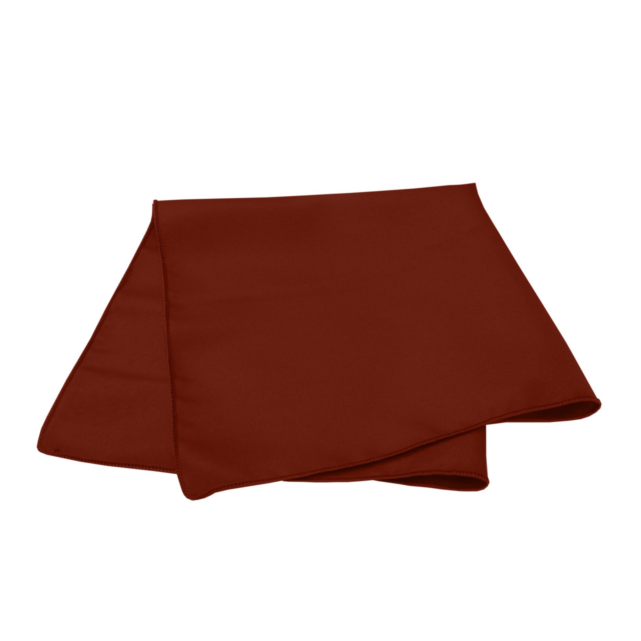 Premium 10x10 Inch Terracotta Cocktail Napkins - 3 Dozen Cotton Textile Bar Napkins for Parties, Weddings & Home Entertaining