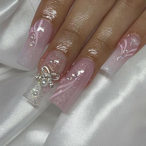 Nude Rhinestones with 3D Flower A01