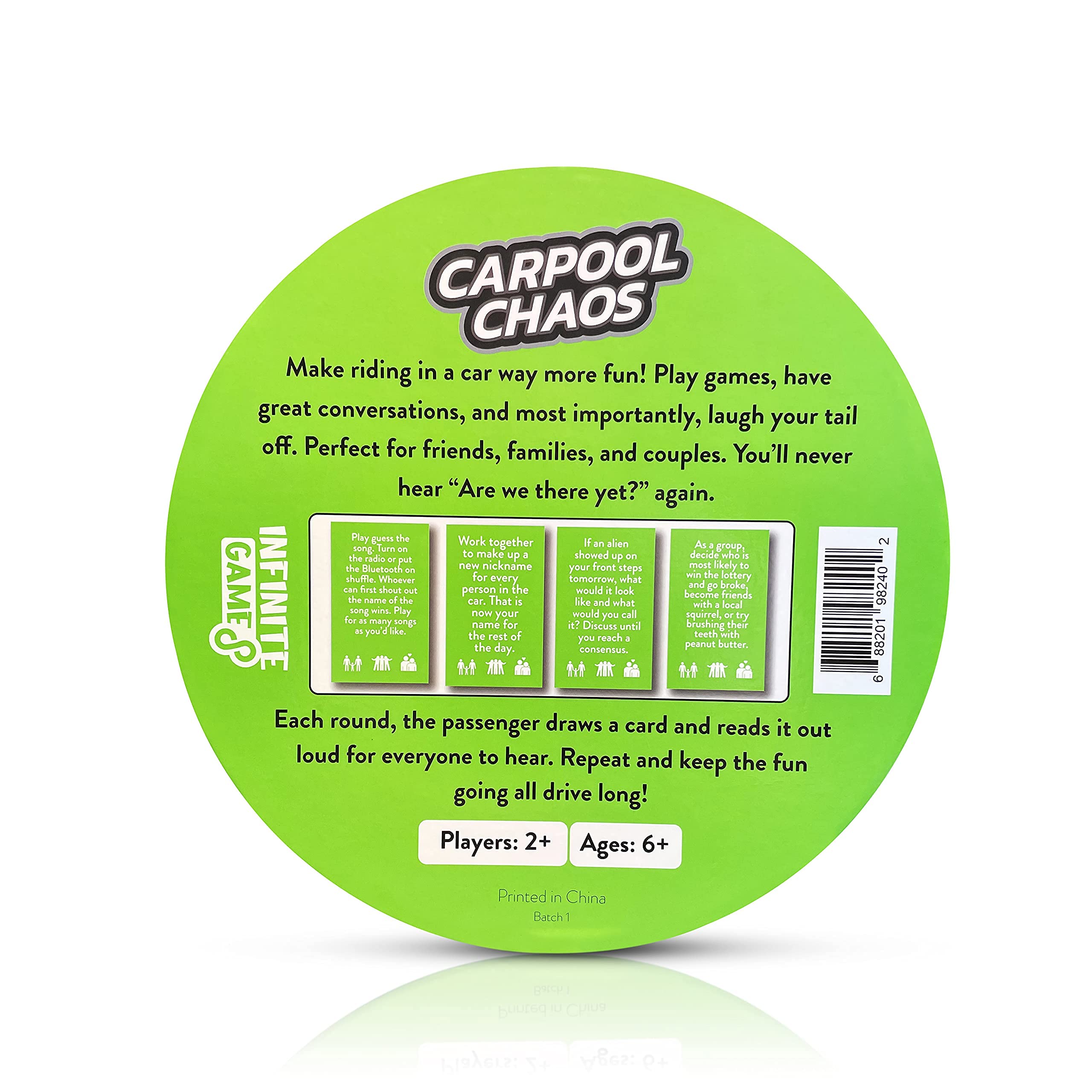Super Fun Car Games for Kids 8-12 | Travel & Road Trip Essentials for Families | Carpool Chaos Game for Kids & Adults | Perfect for Long Drives & Family Vacations