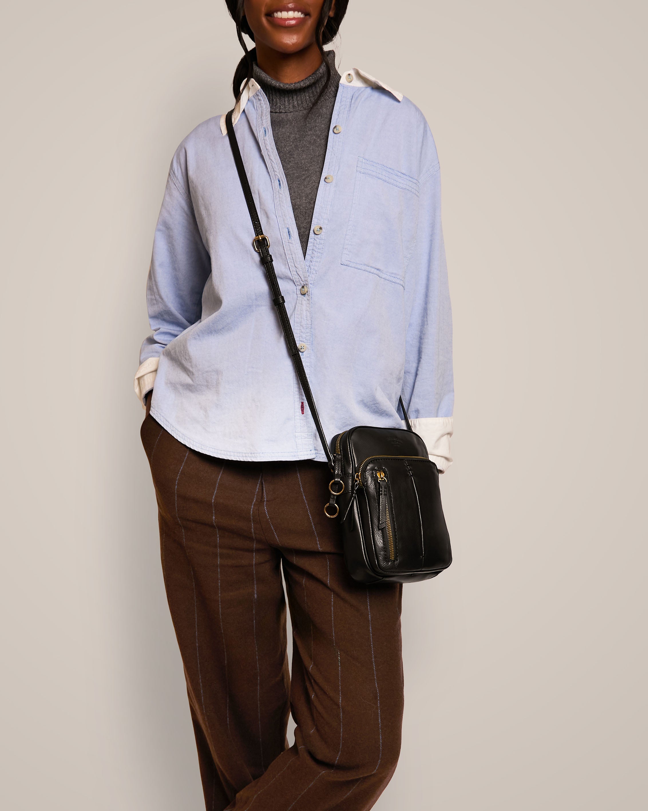 Cleveland Large NS Crossbody Bag - Stylish & Spacious Leather Shoulder Purse for Women | Perfect for Travel, Work & Everyday Use